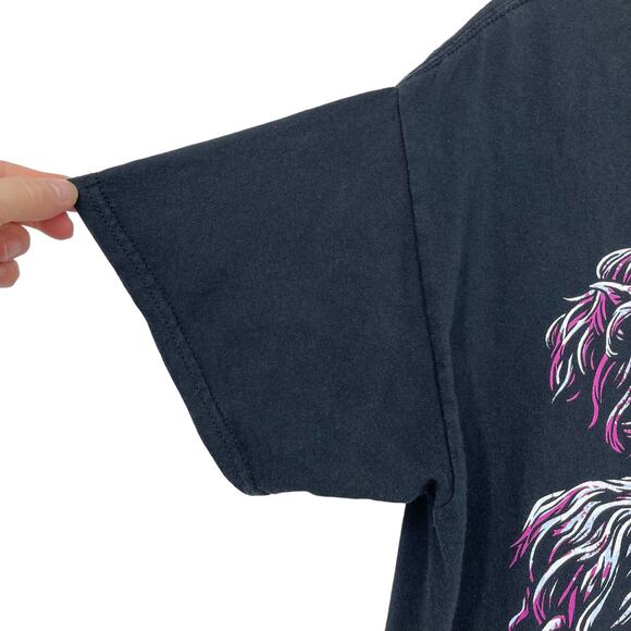 An American Werewolf in London Tshirt Size Large Black Moon 90s Y2k Spooky - Picture 10 of 16